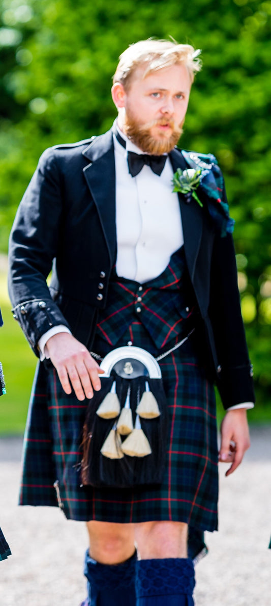 Full Prince Charlie Highland wedding ensemble